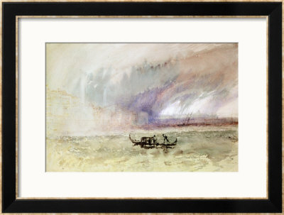 A Storm On The Lagoon, Venice by William Turner Pricing Limited Edition Print image