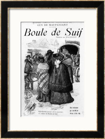 Front Cover For Boule De Suif By Guy De Maupassant Early 20Th Century by Pierre Georges Jeanniot Pricing Limited Edition Print image