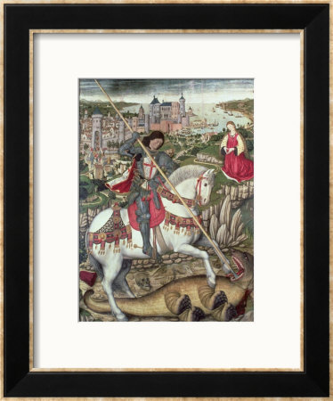 St George And The Dragon by Pedro Nisart Pricing Limited Edition Print image