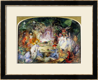 The Original Sketch For The Fairy's Banquet by John Austen Fitzgerald Pricing Limited Edition Print image