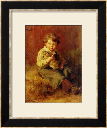 The Pet Rabbit by Felix Schlesinger Pricing Limited Edition Print image