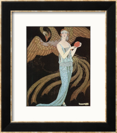 Blue Dress By Beer by Georges Barbier Pricing Limited Edition Print image