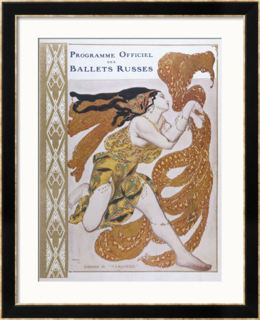Narcisse Cover For The Offical Programme Of Narcisse by Leon Bakst Pricing Limited Edition Print image