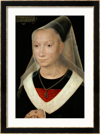 Portrait Of A Young Woman, 1480 by Hans Memling Pricing Limited Edition Print image