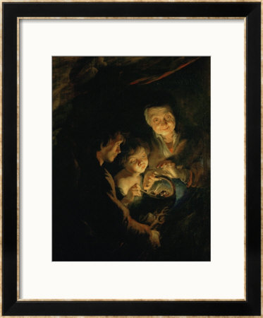 Old Woman With Brazier, Circa 1618-1620 by Peter Paul Rubens Pricing Limited Edition Print image