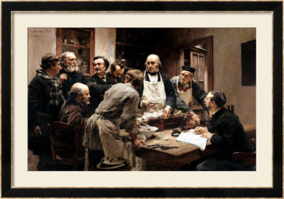 The Lesson Of Claude Bernard (1813-78) Or, Session At The Vivisection Laboratory, 1889 by Léon Augustin L'hermitte Pricing Limited Edition Print image