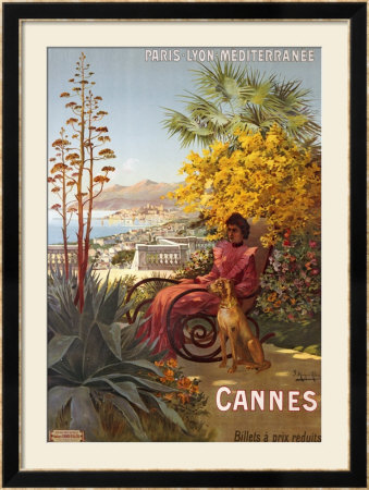 Cannes, P.L.M., Circa 1910 by Hugo D'alesi Pricing Limited Edition Print image