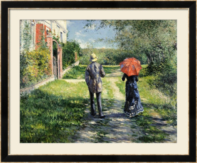 The Path Uphill by Gustave Caillebotte Pricing Limited Edition Print image