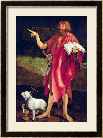 St. John The Baptist From The Isenheim Altarpiece, Circa 1512-16 by Matthias Grünewald Pricing Limited Edition Print image