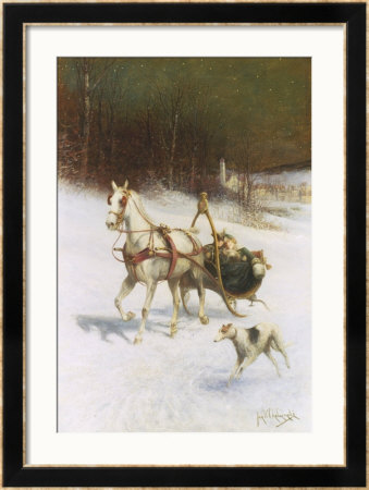 The Bridal Sleigh by Jan Van Chelminski Pricing Limited Edition Print image