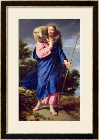 The Good Shepherd, Circa 1650-60 by Philippe De Champaigne Pricing Limited Edition Print image
