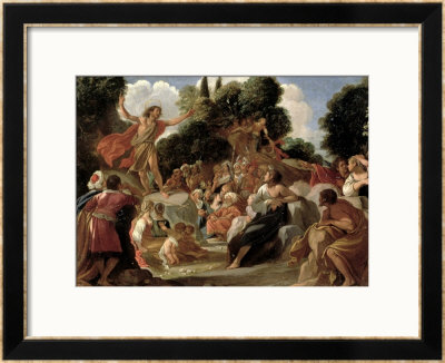 St. John The Baptist Preaching by Adam Elsheimer Pricing Limited Edition Print image