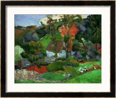Landscape In Pont-Aven, France by Paul Gauguin Pricing Limited Edition Print image