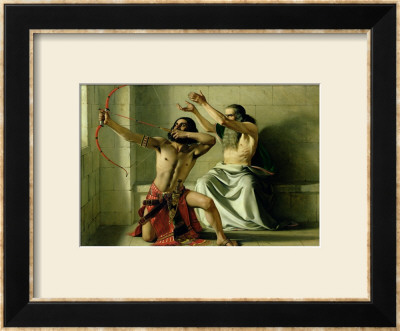 Joash Shooting The Arrow Of Deliverance, 1844 by William Dyce Pricing Limited Edition Print image