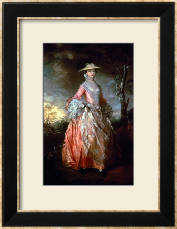 Mary, Countess Howe, Circa 1763-4 by Thomas Gainsborough Pricing Limited Edition Print image
