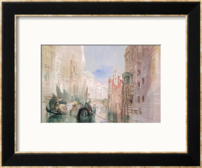 A Canal Near The Arsenale, Venice by William Turner Pricing Limited Edition Print image