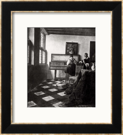 The Music Lesson, 1664 by Jan Vermeer Pricing Limited Edition Print image