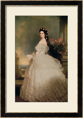 Elizabeth (1837-98), Empress Of Austria, 1865 by Franz Xavier Winterhalter Pricing Limited Edition Print image