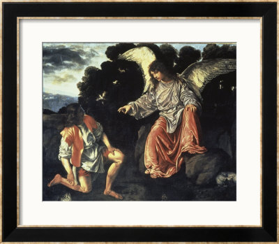 Tobias And The Angel by Giovanni Girolamo Savoldo Pricing Limited Edition Print image