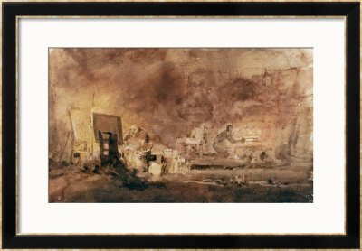 The Artist's Studio, Circa 1808, Pen And Ink And Watercolour On Paper by William Turner Pricing Limited Edition Print image
