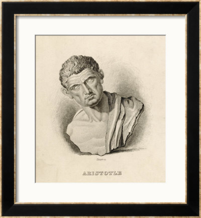 Aristotle Greek Philosopher: A Sculptured Head by Lizars Pricing Limited Edition Print image
