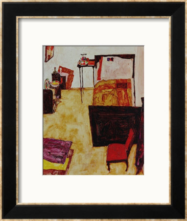 The Artist's Room In Neulengbach (My Living Room), 1911 by Egon Schiele Pricing Limited Edition Print image