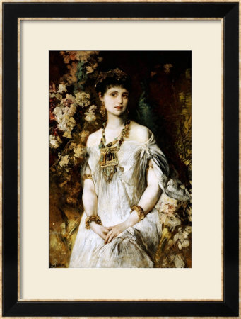 Woman In In Egyptian Costume by Hans Makart Pricing Limited Edition Print image