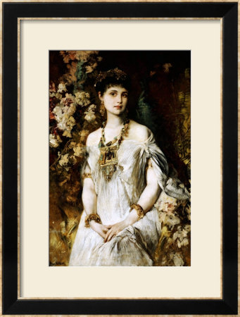 Woman In In Egyptian Costume by Hans Makart Pricing Limited Edition Print image