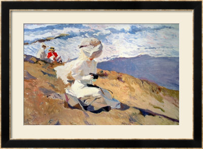 The Beach At Biarritz by Joaquin Sorolla Y Bastida Pricing Limited Edition Print image