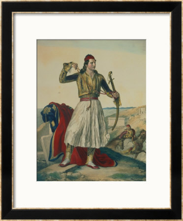 Demetrius Mavromichalis, A Greek Soldier And Patriot, 1825 by Louis Dupré Pricing Limited Edition Print image
