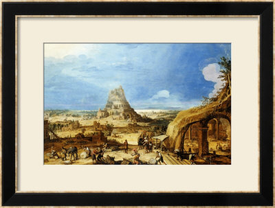 The Building Of The Tower Of Babel by Hendrick Van Cleve Pricing Limited Edition Print image