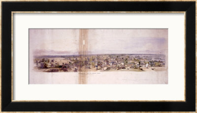 Guyana, Venezuela, View Of George Town, Vignette 1841 by Edward Goodall Pricing Limited Edition Print image