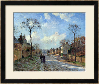 The Road To Louveciennes, 1872 by Camille Pissarro Pricing Limited Edition Print image