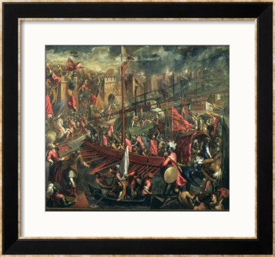 The Taking Of Constantinople by Palma Il Giovane Pricing Limited Edition Print image