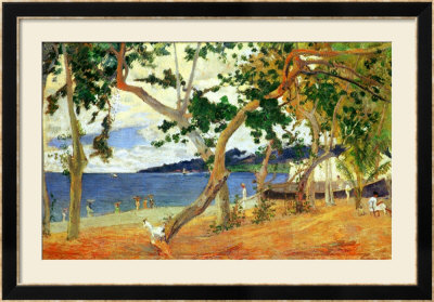 By The Seashore, Martinique, 1887 by Paul Gauguin Pricing Limited Edition Print image
