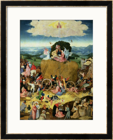 The Haywain: Central Panel Of The Triptych, Circa 1500 by Hieronymus Bosch Pricing Limited Edition Print image