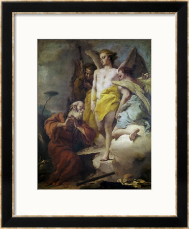 Abraham And The Three Angels by Giovanni Battista Tiepolo Pricing Limited Edition Print image