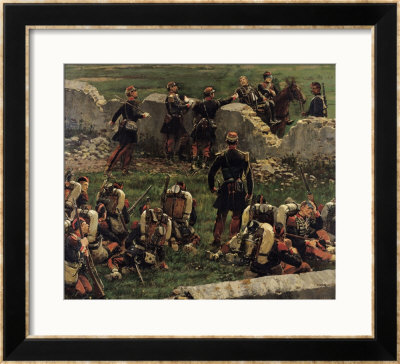 Fragment Of The Panorama Of The Battle Of Rezonville, 1883 by Jean-Baptiste Edouard Detaille Pricing Limited Edition Print image