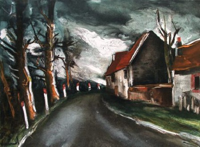 1953 - La Route De Longny by Maurice De Vlaminck Pricing Limited Edition Print image