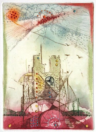 La Maison Du Ciel by Rene Carcan Pricing Limited Edition Print image