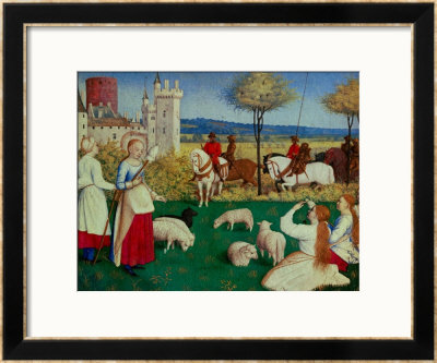 Les Heures D'etienne Chavalier: Saint Margaret And The Prefect Olybrius by Jean Fouquet Pricing Limited Edition Print image