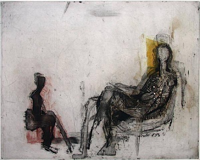 Deux Figures Omises by Karl Brandstätter Pricing Limited Edition Print image