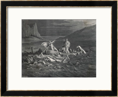 Virgil And Dante Cross The Styx by Dupreyrou Pricing Limited Edition Print image