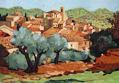 Paysage Provençal by Georges Palmieri Pricing Limited Edition Print image