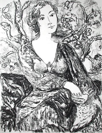 Femme A La Robe Longue by Leopoldo Presas Pricing Limited Edition Print image