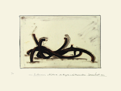 Combinaison Aleatoire De Lignes Indeterminees 4 by Bernar Venet Pricing Limited Edition Print image