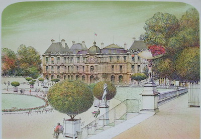 Paris, Le Palais Du Luxembourg by Rolf Rafflewski Pricing Limited Edition Print image