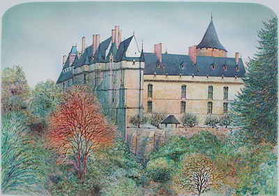 Le Château De Chateaudun by Rolf Rafflewski Pricing Limited Edition Print image