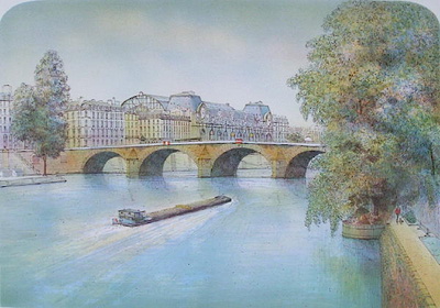 Paris, Pont-Royal by Rolf Rafflewski Pricing Limited Edition Print image