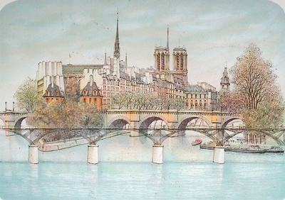 Paris, L'ile De La Cite Et Le Pont-Neuf by Rolf Rafflewski Pricing Limited Edition Print image
